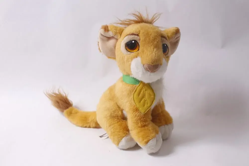 1993 Disney Mattel The Lion King Simba Plush Purring Cub Vintage ~260702-WH 1127